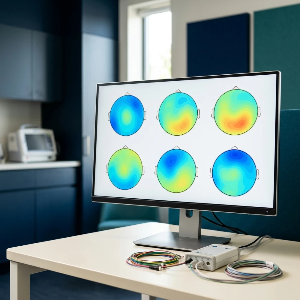 Quantitative EEG Brain Mapping QEEG Assessment in Mashhad
